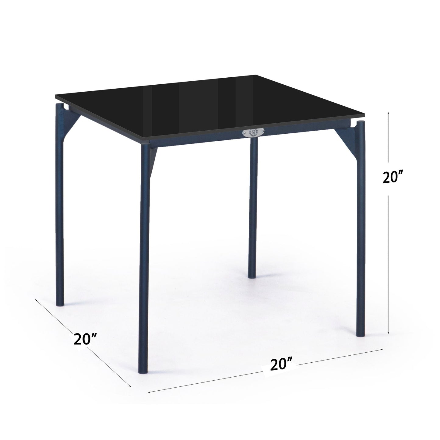 Boston Side Table with Glass