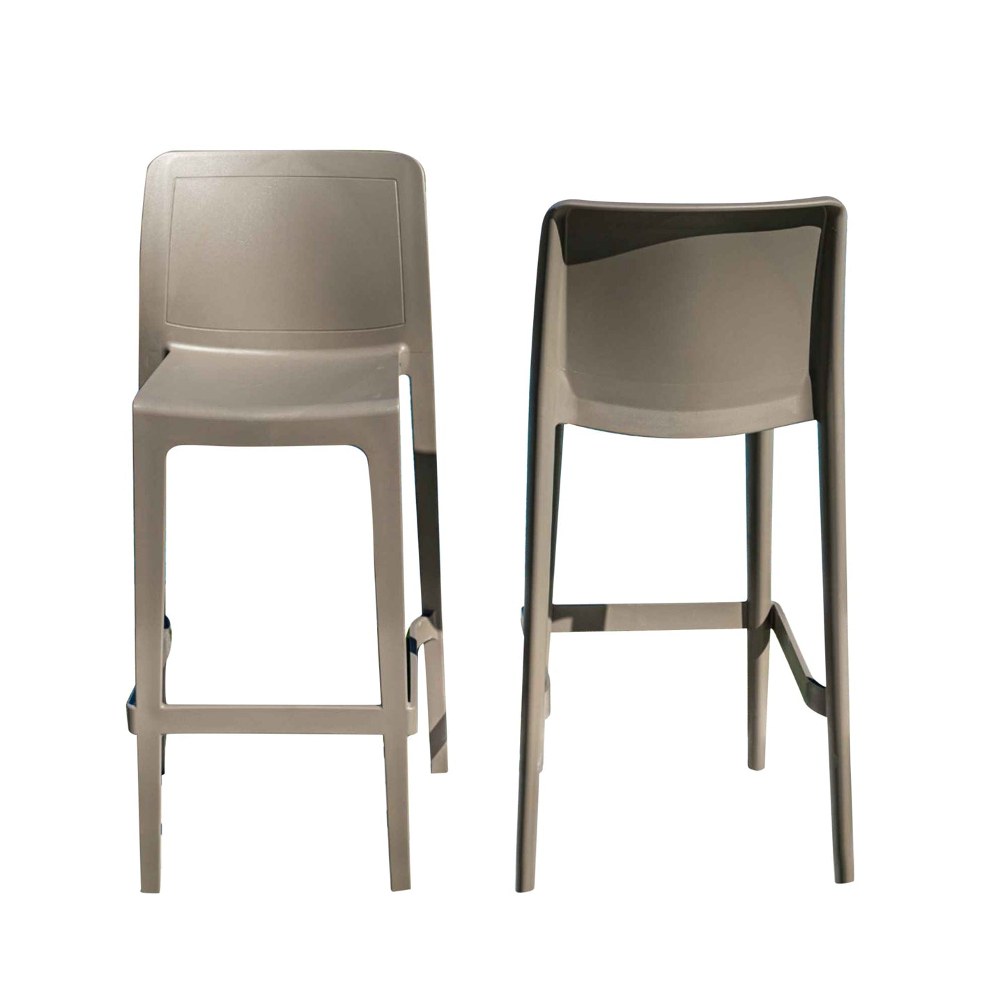 Luna Set of 2 Barstools - Cappuccino
