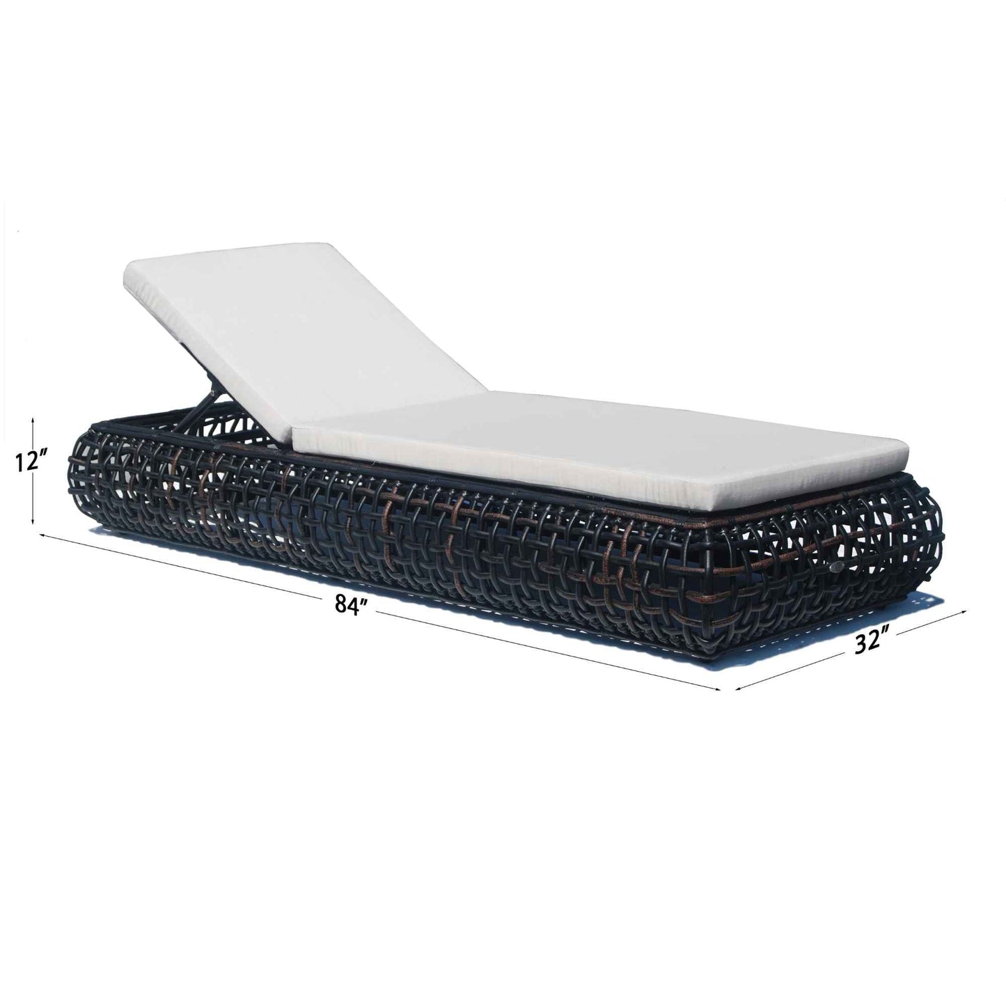 Dynasty Chaise Lounger with Sunbrella Cushion