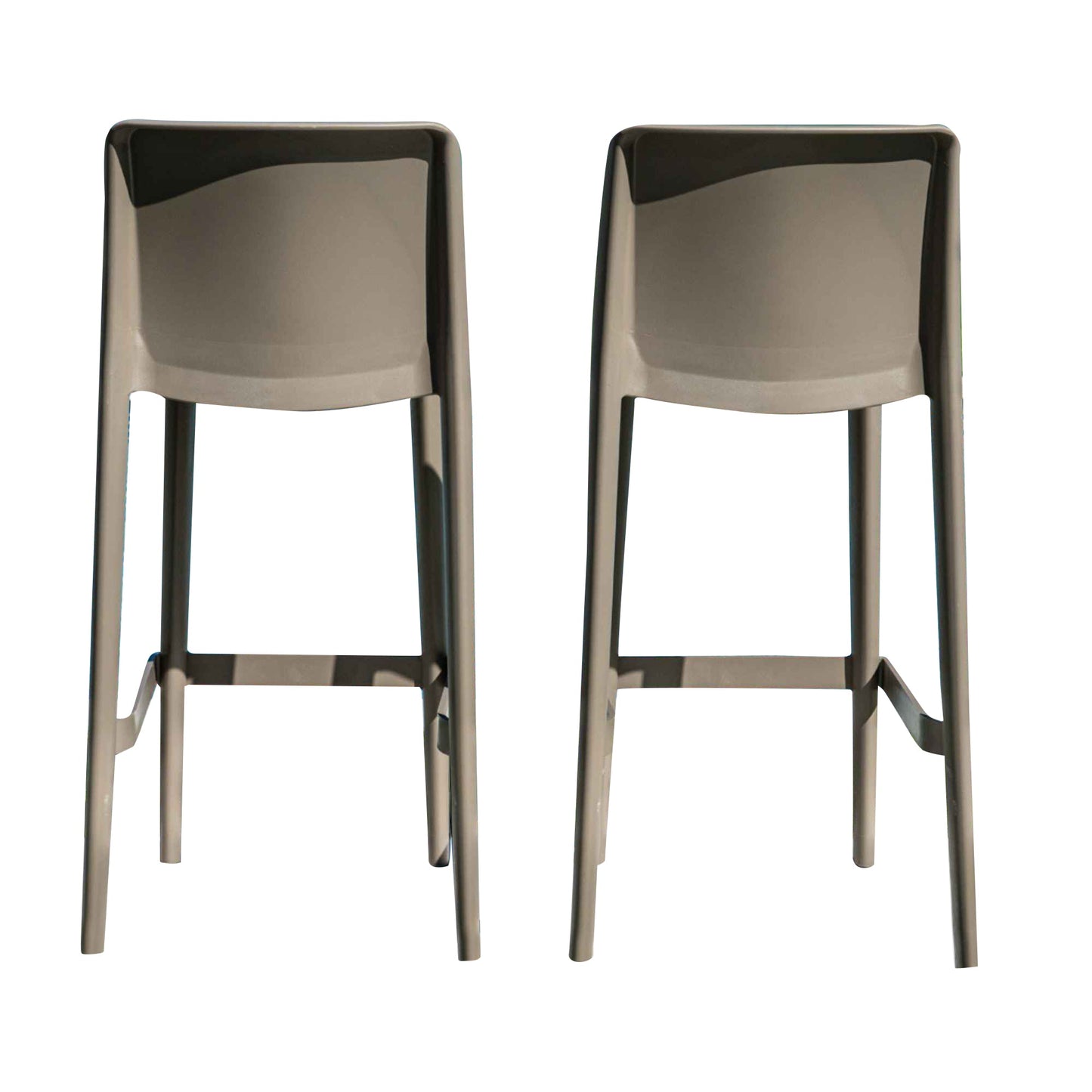 Luna Set of 2 Barstools - Cappuccino
